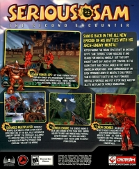 Serious Sam: The Second Encounter Box Art