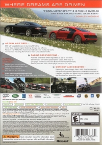 Forza Motorsport 3 Video Game Xbox 360 Platinum Hits Ultimate