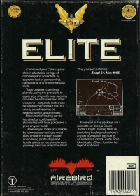 Elite: Gold Edition (cassette) Box Art