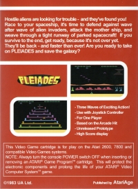 Pleiades Box Art