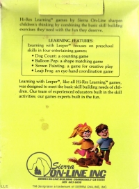 Learning with Leeper (blue label) Box Art