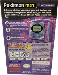 Nintendo Pokémon Mini (Smoochum Purple) Box Art