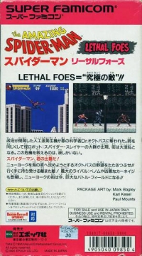 Amazing Spider-Man, The: Lethal Foes Box Art
