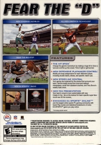 Madden NFL 2005 Box Art
