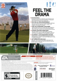 Tiger Woods PGA Tour 10 (Dolby Digital) Box Art