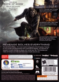 Dishonored Box Art