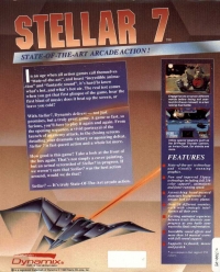 Stellar 7 (MS-DOS Multimedia CD-ROM) Box Art