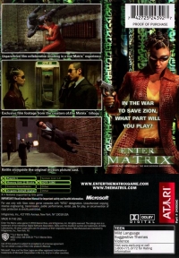 Enter the Matrix Box Art