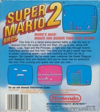 Super Mario Bros. 2 (European Version) Box Art