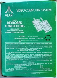 Atari Keypad Controllers Box Art