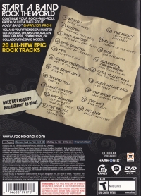Rock Band Track Pack: Classic Rock Box Art