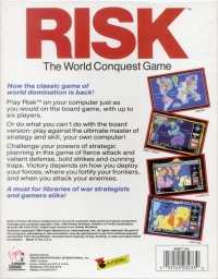 Computer Edition of Risk, The: The World Conquest Game Box Art