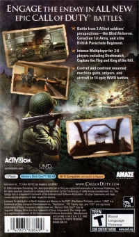 Call of Duty: Roads to Victory Box Art