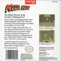 Mega Man: Dr. Wily's Revenge - Players Choice Box Art