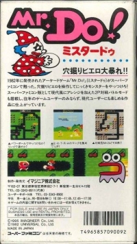 Mr. Do! Box Art
