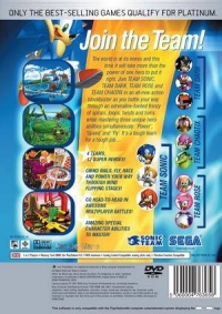 Sonic Heroes - Platinum Box Art