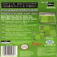 David Beckham Soccer Box Art