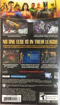 Justice League Heroes (DC logo) Box Art