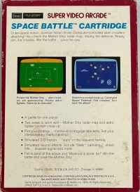 Super Video Arcade: Space Battle Box Art