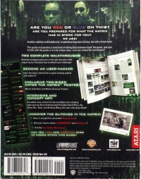 Enter the Matrix Official Strategy Guide Box Art