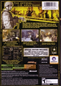 America's Army: Rise of a Soldier - Special Edition Box Art