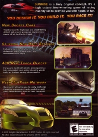 TrackMania Sunrise Box Art