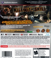 limited edition of bulletstorm pc included