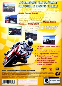 Hannspree Ten Kate Honda: SBK Superbike World Championship Box Art