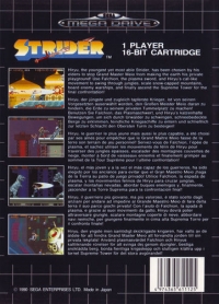 Strider Box Art