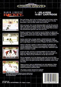 Mario Lemieux Hockey Box Art