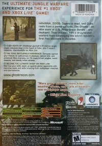 Tom Clancy's Ghost Recon: Island Thunder - Platinum Hits Box Art