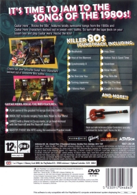 Guitar Hero: Rocks the 80s Box Art