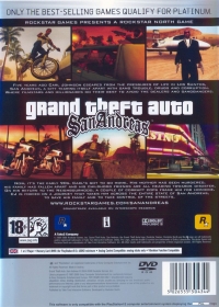 Grand Theft Auto: San Andreas - Platinum Box Art