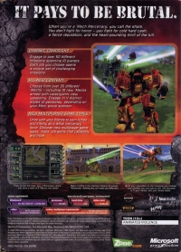 MechWarrior 4: Mercenaries Box Art