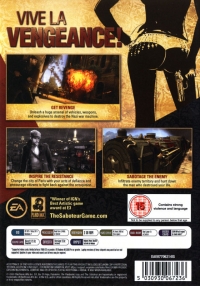 Saboteur, The Box Art