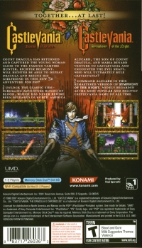 Castlevania: The Dracula X Chronicles - Greatest Hits Box Art