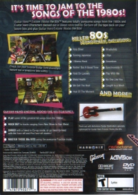 Guitar Hero Encore: Rocks the 80s (SLUS-21586) Box Art