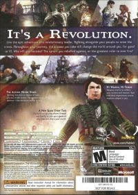 Fable III (Not for Resale) Box Art