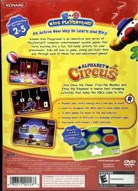 Konami Kids Playground: Alphabet Circus Box Art