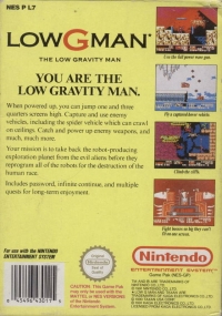 Low G Man: The Low Gravity Man Box Art