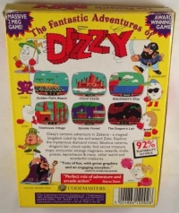 Fantastic Adventures of Dizzy, The Box Art