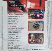 Namco Transmission Vol. 2 Demo Disc Box Art