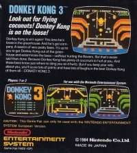Donkey Kong 3 (small box) Box Art