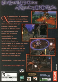 Neverwinter Nights: Hordes of the Underdark Box Art