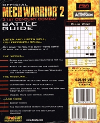 MechWarrior 2: 31st Century Combat - Official Battle Guide Box Art