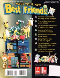 Pokemon Gold & Silver Versions - Prima's Official Strategy Guide Box Art
