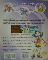 Pokémon Crystal Version: The Official Nintendo Player's Guide Box Art