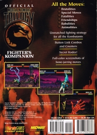 Official Mortal Kombat Trilogy Fighter's Kompanion Box Art