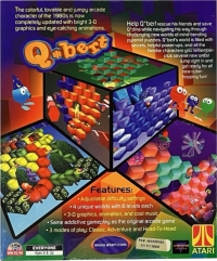 Qbert (Atari) Box Art