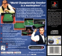 World Championship Snooker Box Art